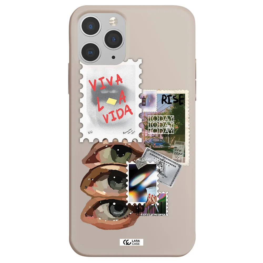Stamp Apple iPhone 11 pro max Silicone Stone Case