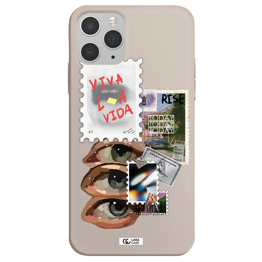 Stamp Apple iPhone 11 pro Silicone Stone Case