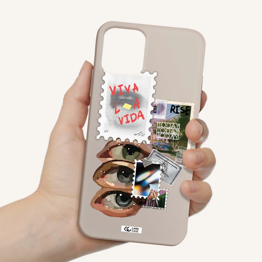 Stamp Apple iPhone 11 pro Silicone Stone Case