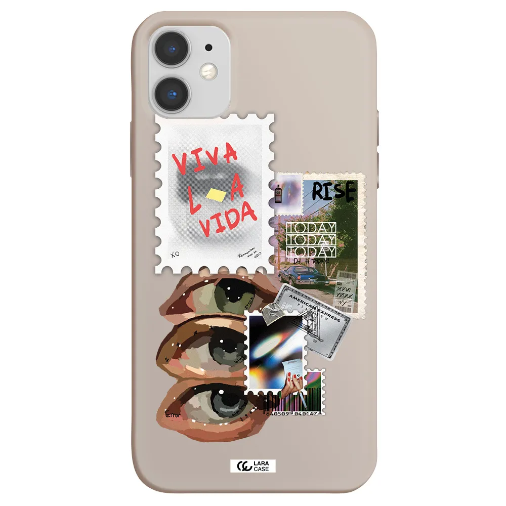 Stamp Apple iPhone 11 Silicone Stone Case