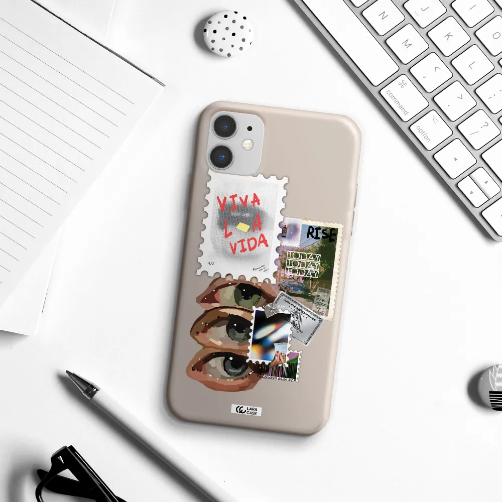 Stamp Apple iPhone 11 Silicone Stone Case