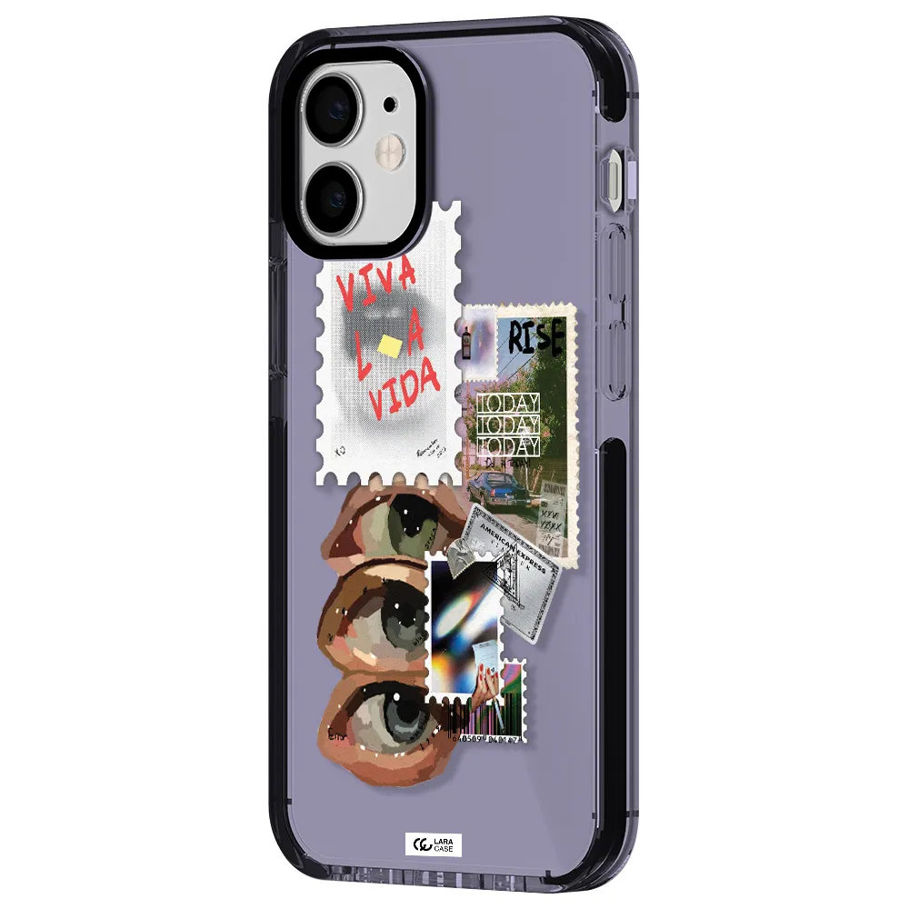 Stamp Apple iPhone 12 mini impact Lilac Case