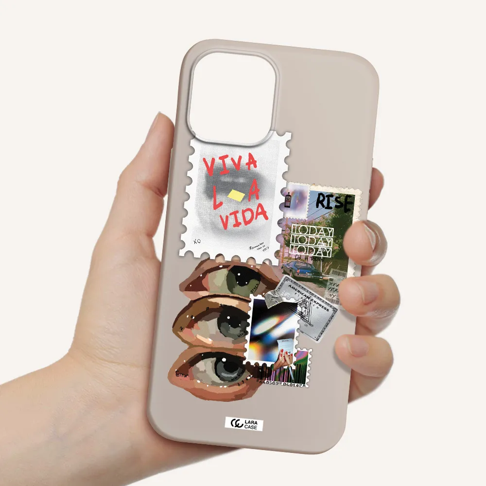 Stamp Apple iPhone 12 pro Silicone Stone Case