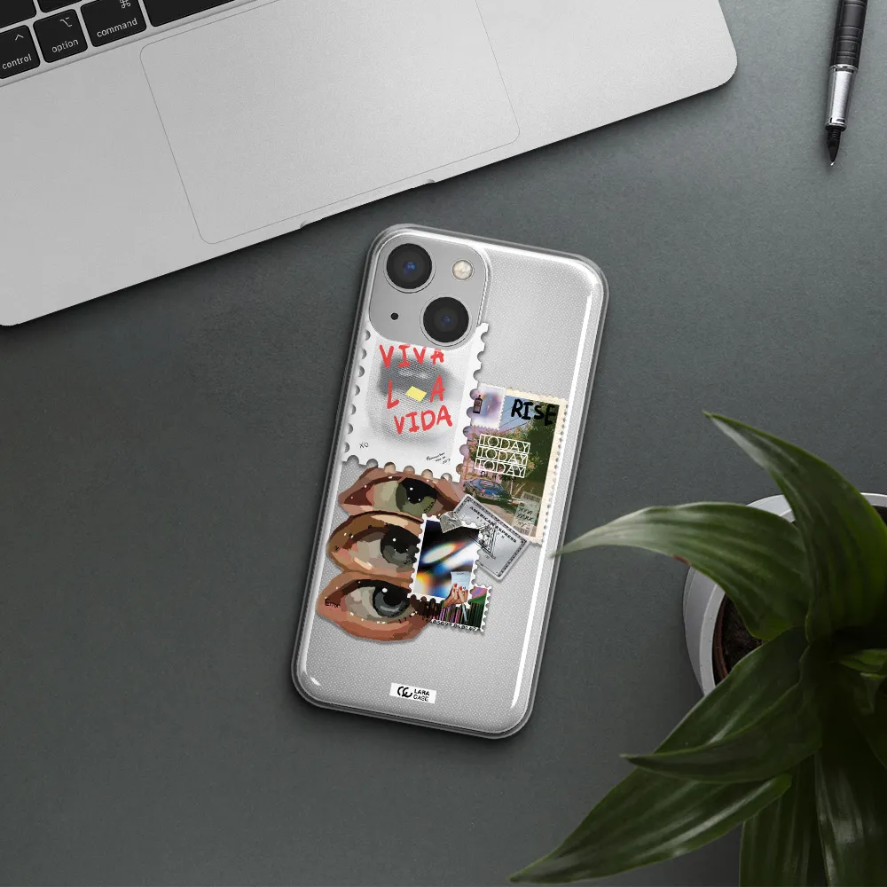 Stamp Apple iPhone 13 mini Clear TPU Case