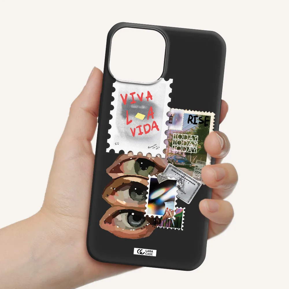 Stamp Apple iPhone 13 mini Silicone black Case
