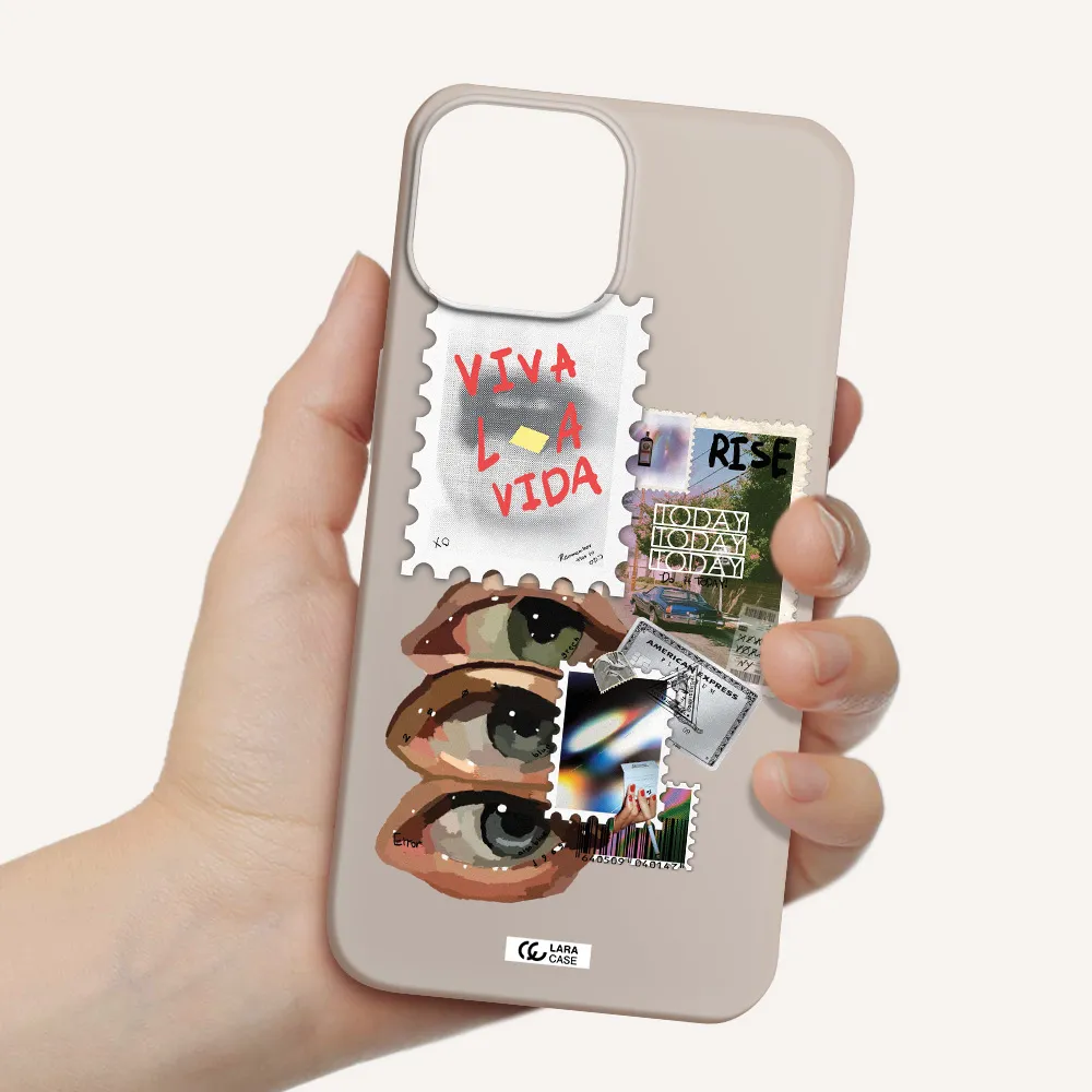 Stamp Apple iPhone 13 mini Silicone Stone Case