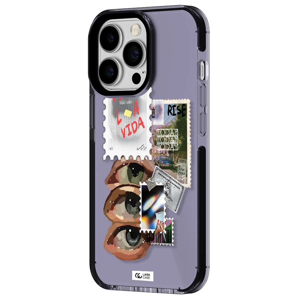 Stamp Apple iPhone 13 Pro impact Lilac Case