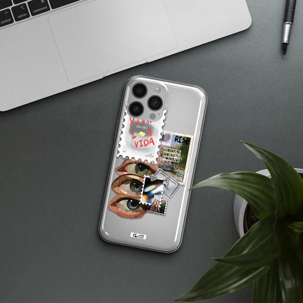 Stamp Apple iPhone 13 Pro Max Clear TPU Case