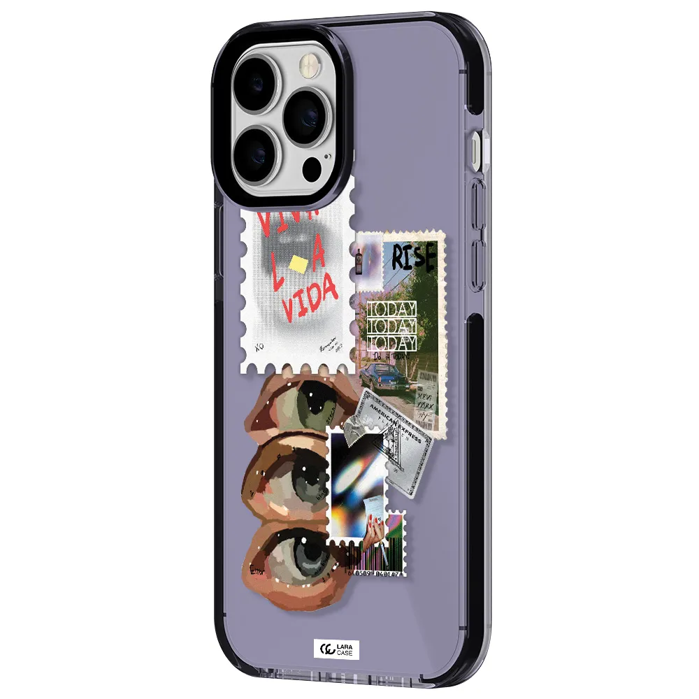 Stamp Apple iPhone 13 Pro Max impact Lilac Case