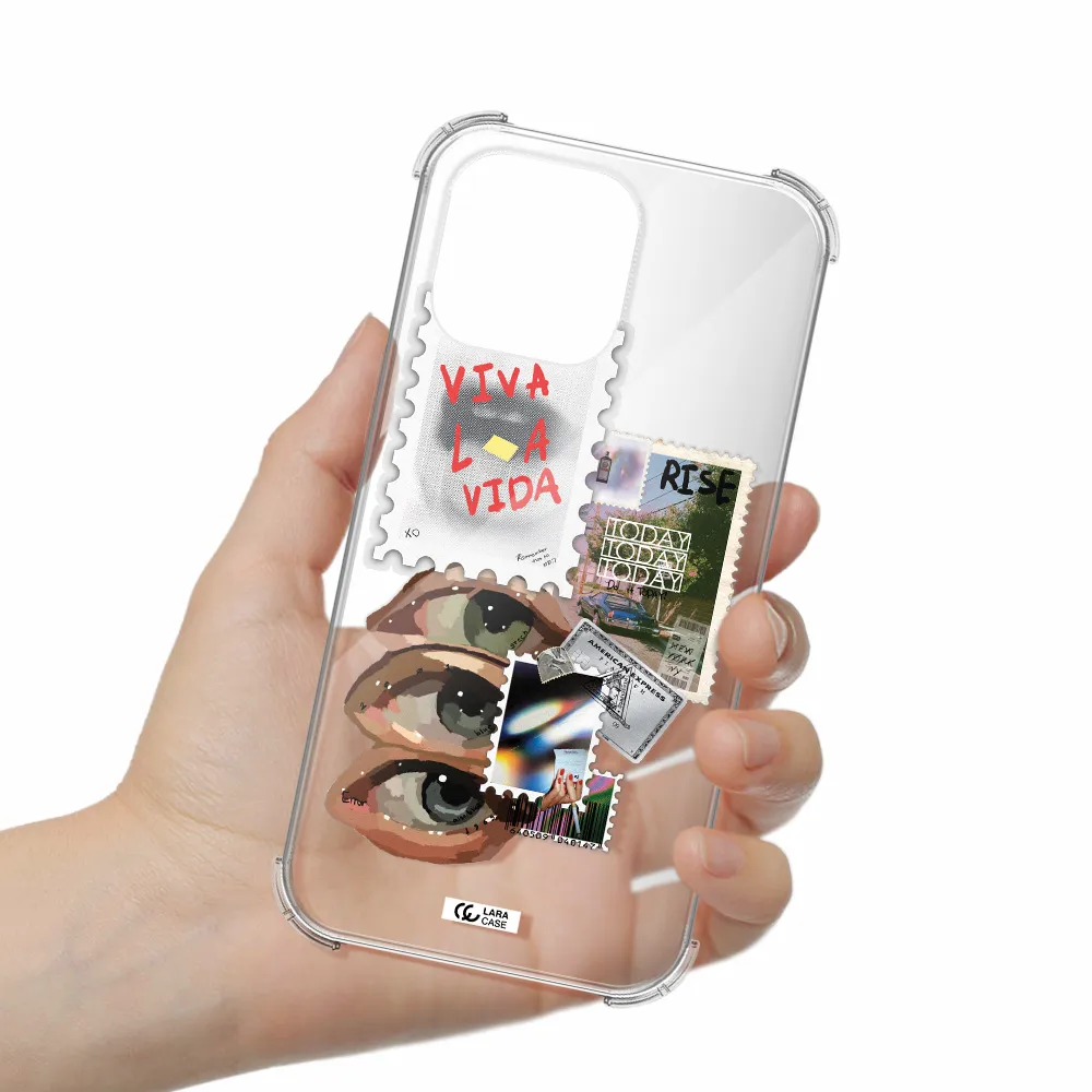Stamp Apple iPhone 14 pro Clear PC Case