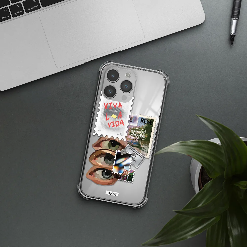 Stamp Apple iPhone 14 pro max Clear PC Case