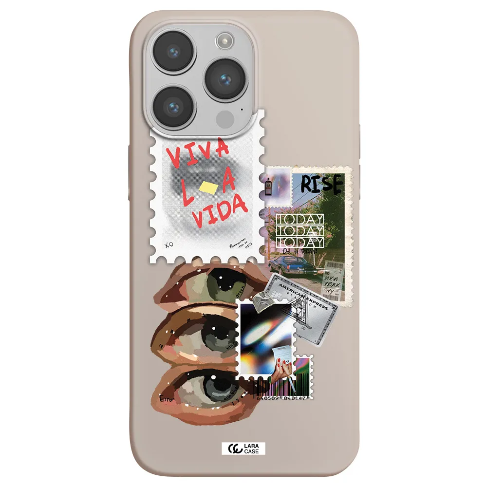 Stamp Apple iPhone 14 pro Silicone Stone Case