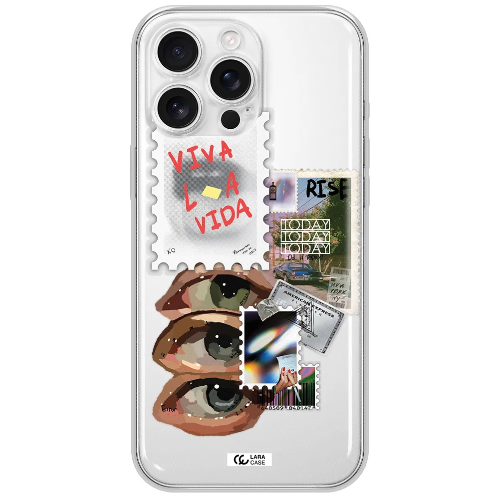 Stamp Apple Iphone 16 Pro Max Clear Tpu Case