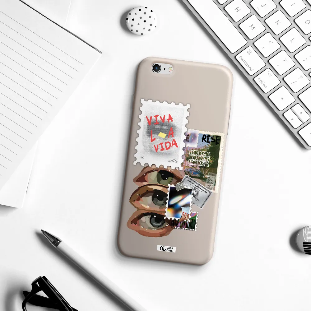 Stamp Apple iPhone 6 s plus Silicone Stone Case