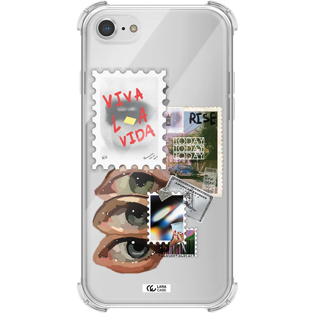 Stamp Apple iPhone 8 Clear PC Case