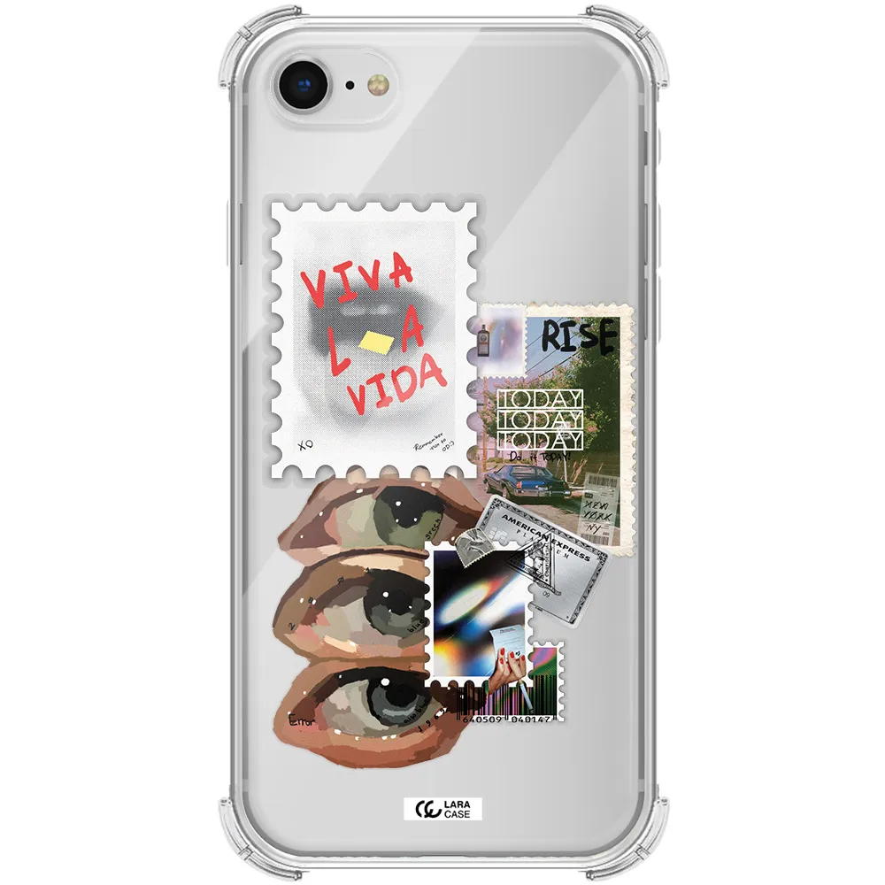 Stamp Apple iPhone se 2020 Clear PC Case