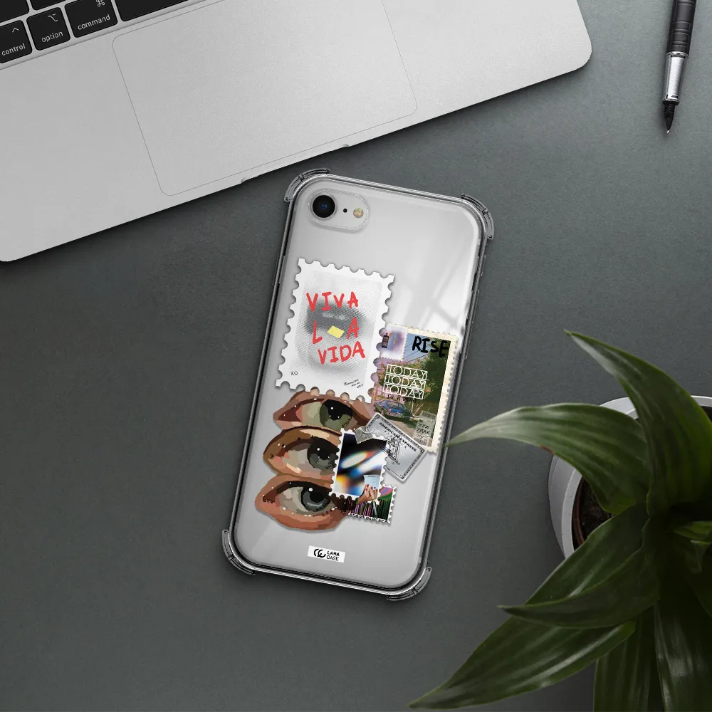 Stamp Apple iPhone se 2020 Clear PC Case