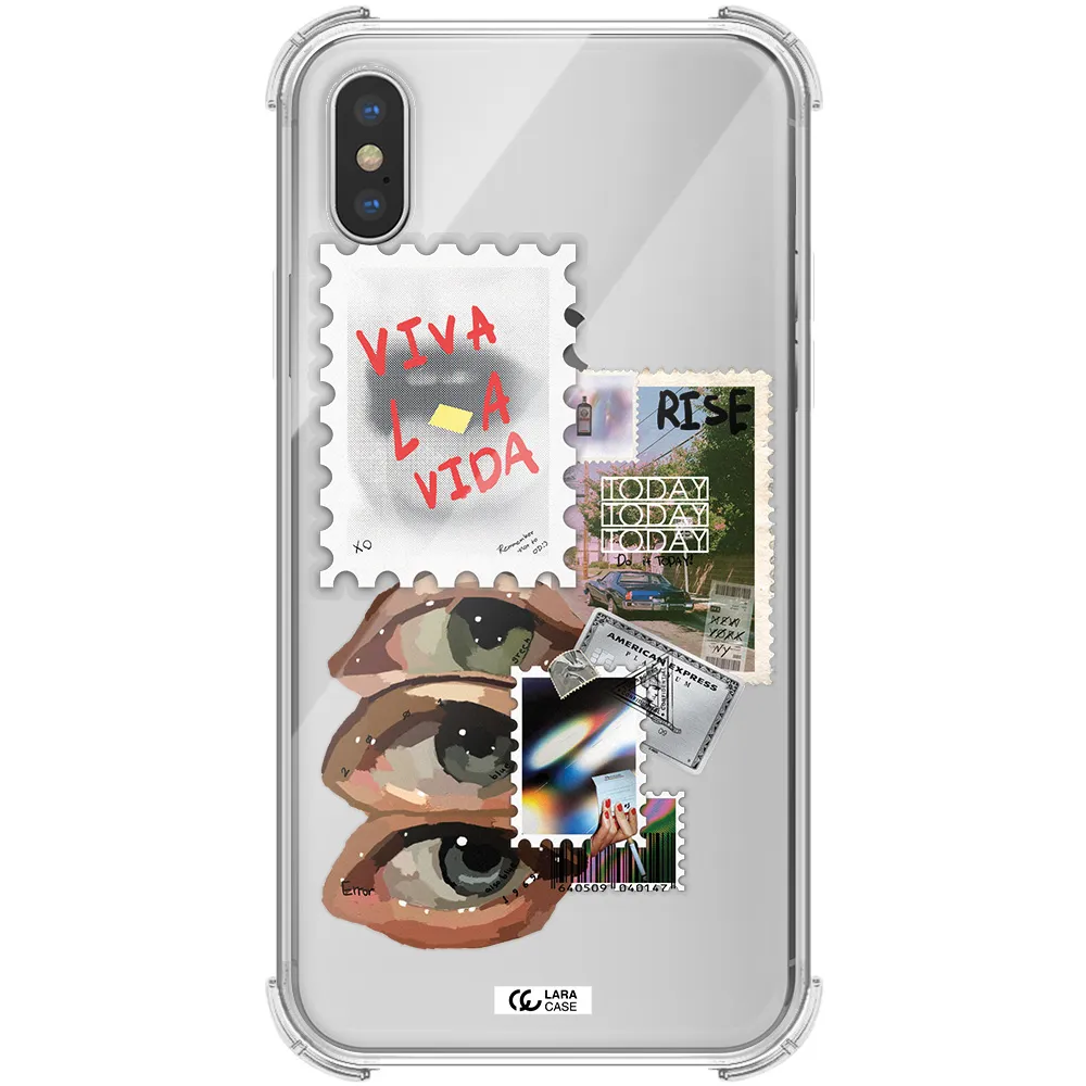 Stamp Apple iPhone X Clear PC Case