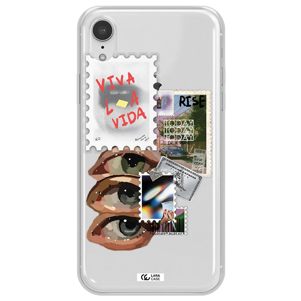 Stamp Apple iPhone XR Clear TPU Case