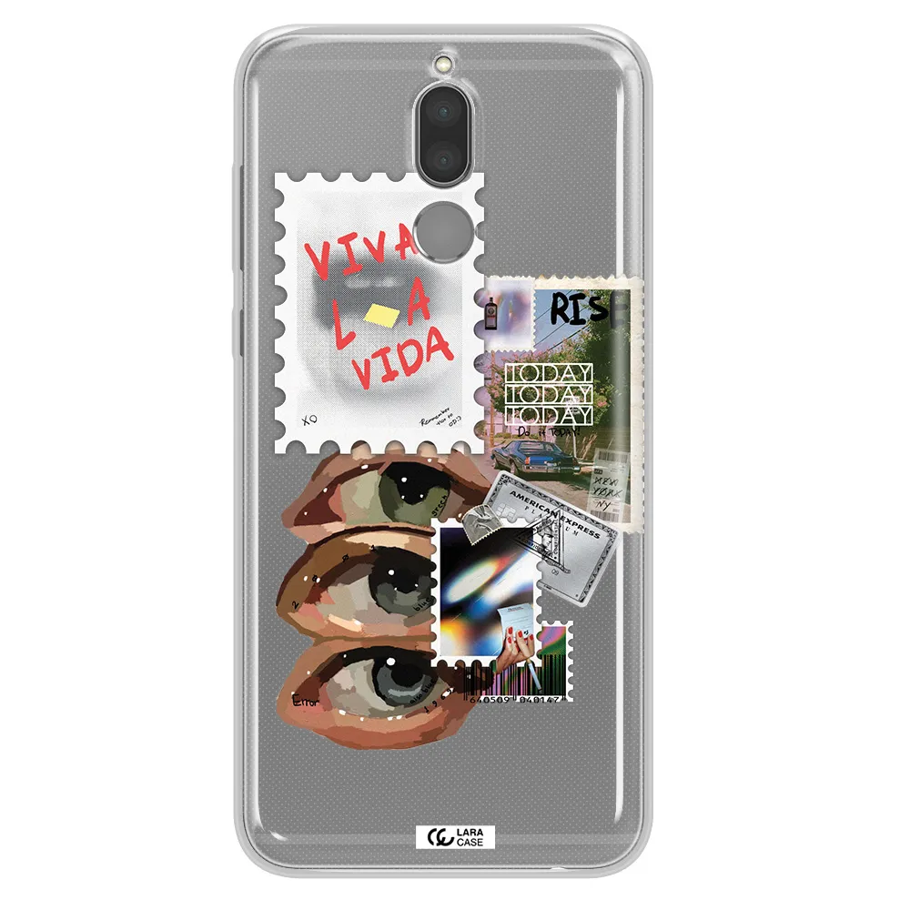 Stamp Huawei Mate 10 Lite Clear TPU Case