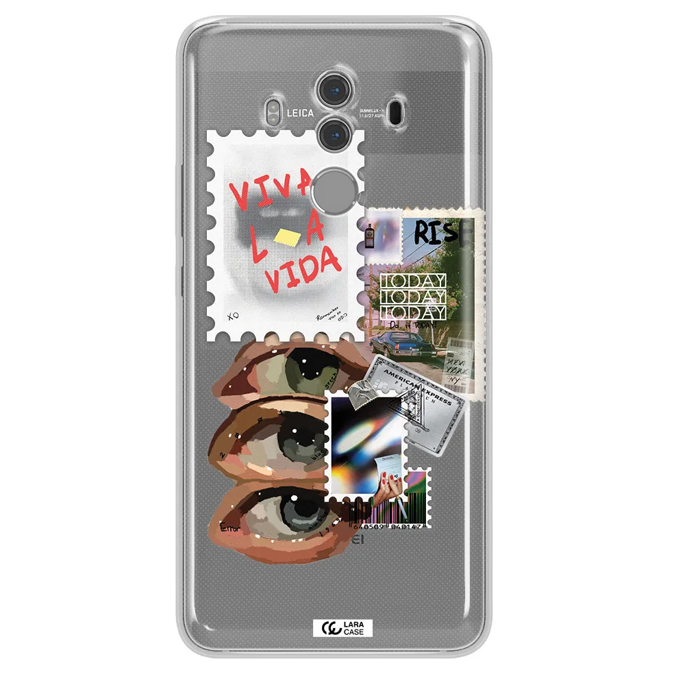 Stamp Huawei Mate 10 Pro Clear TPU Case