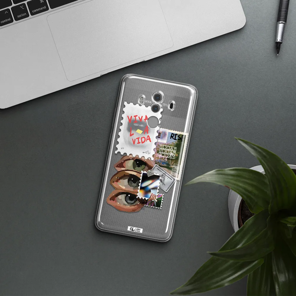 Stamp Huawei Mate 10 Pro Clear TPU Case