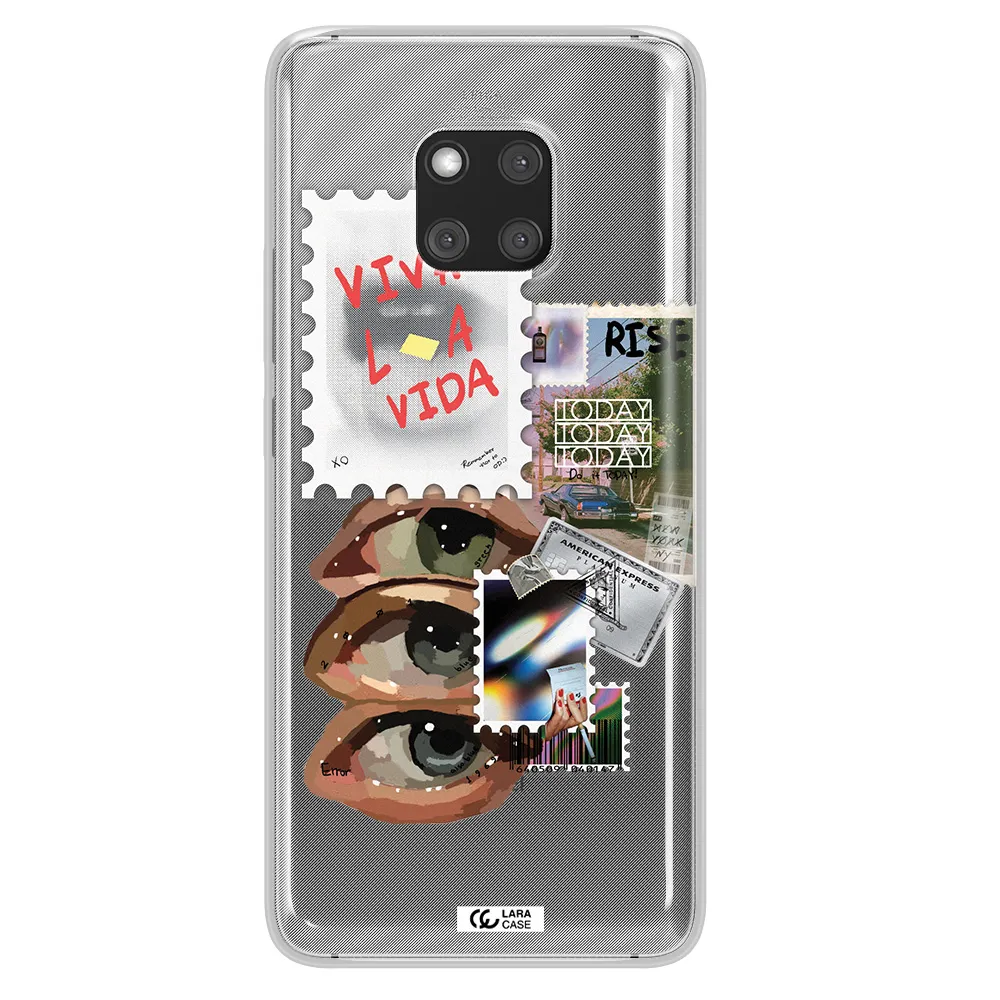 Stamp Huawei Mate 20 Pro Clear TPU Case
