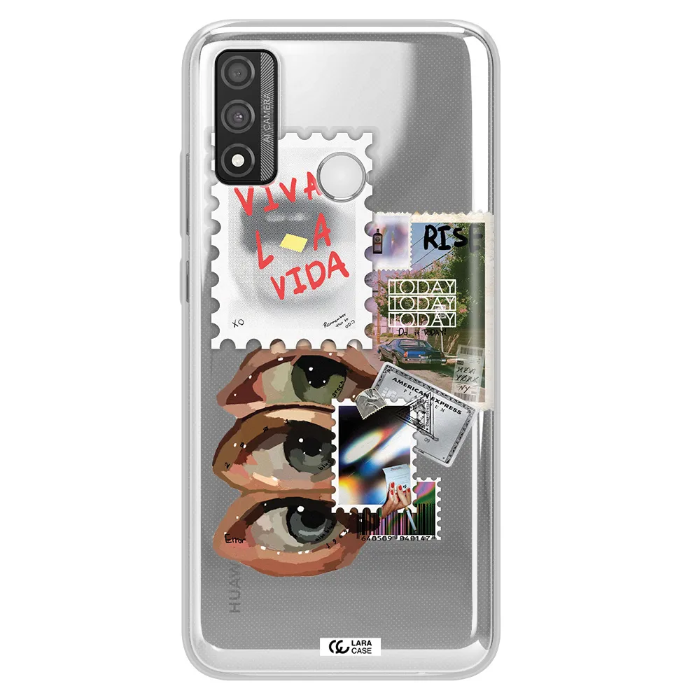 Stamp Huawei P Smart 2020 Clear TPU Case