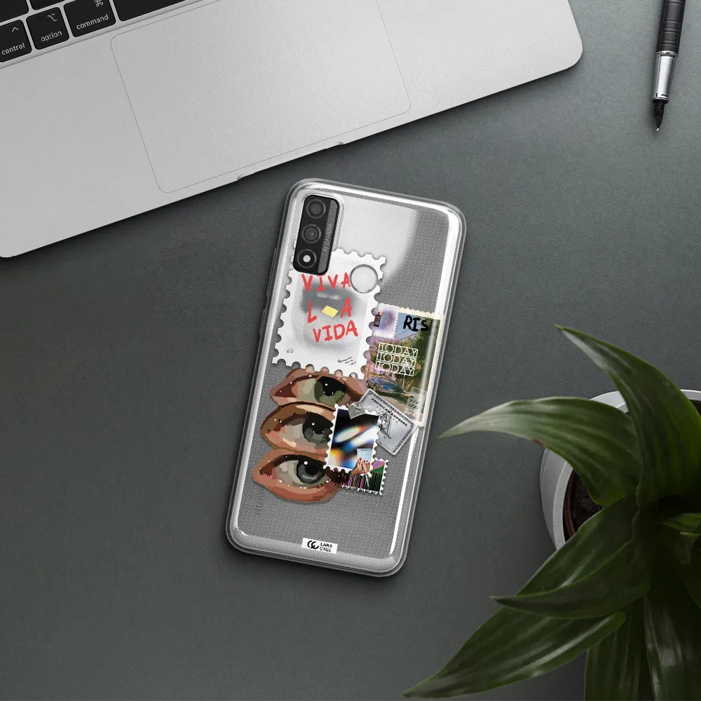 Stamp Huawei P Smart 2020 Clear TPU Case