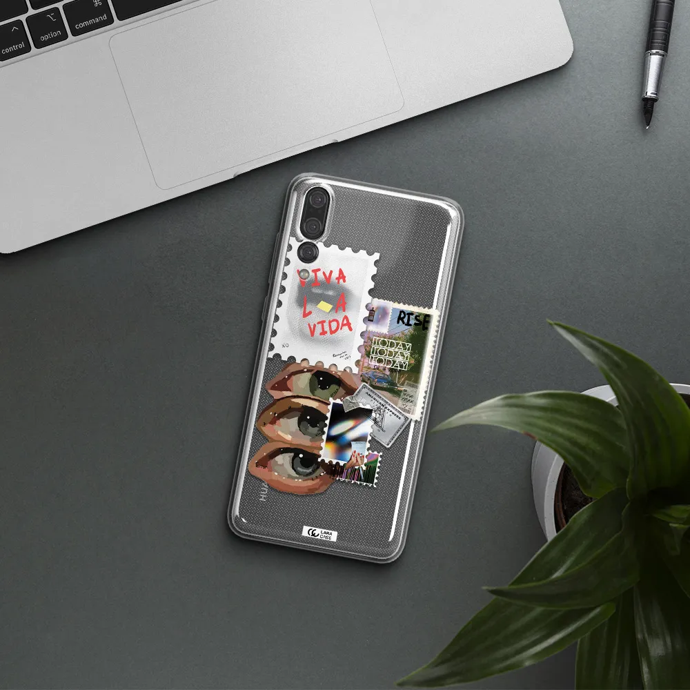 Stamp Huawei P20 Pro Clear TPU Case