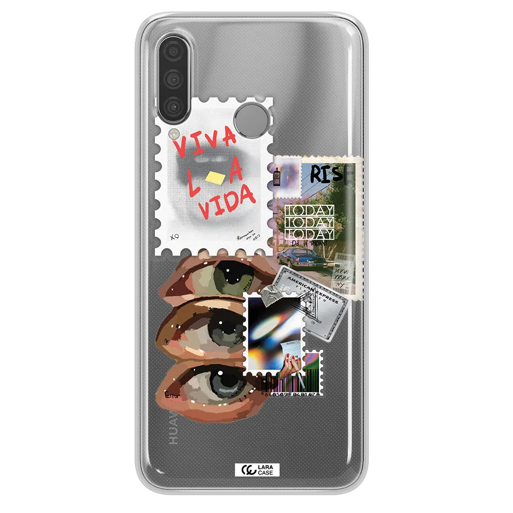 Stamp Huawei P30 Lite Clear TPU Case