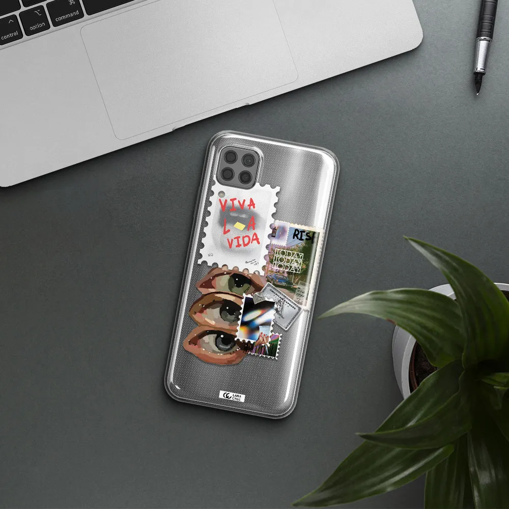 Stamp Huawei P40 Lite Clear TPU Case