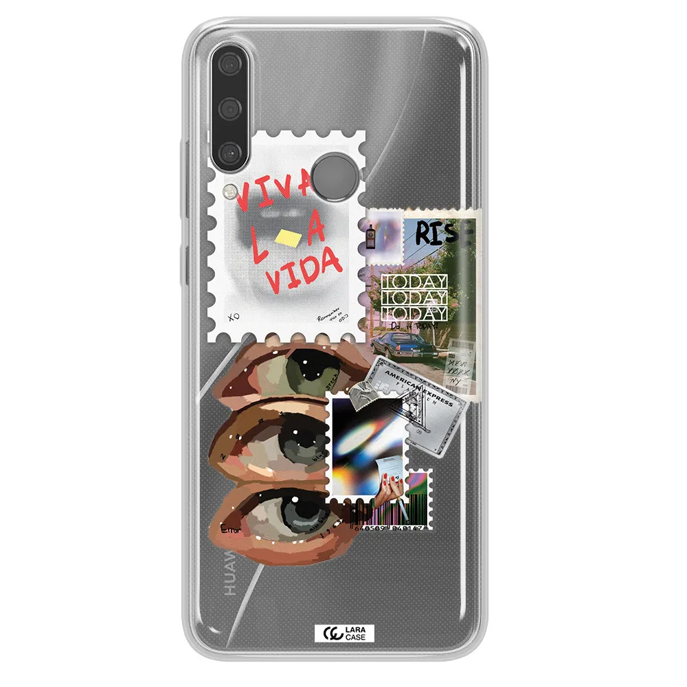 Stamp Huawei Y6P Clear TPU Case