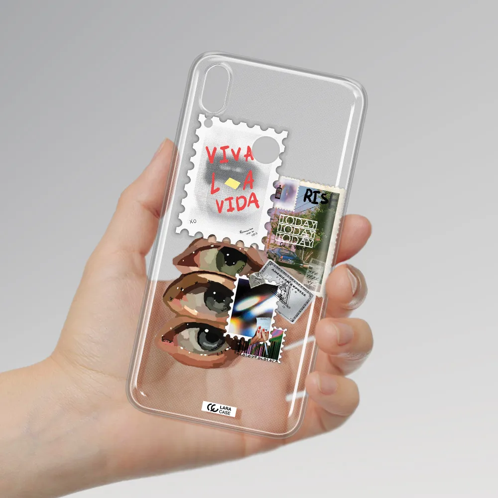 Stamp Huawei Y9 2019 Clear TPU Case