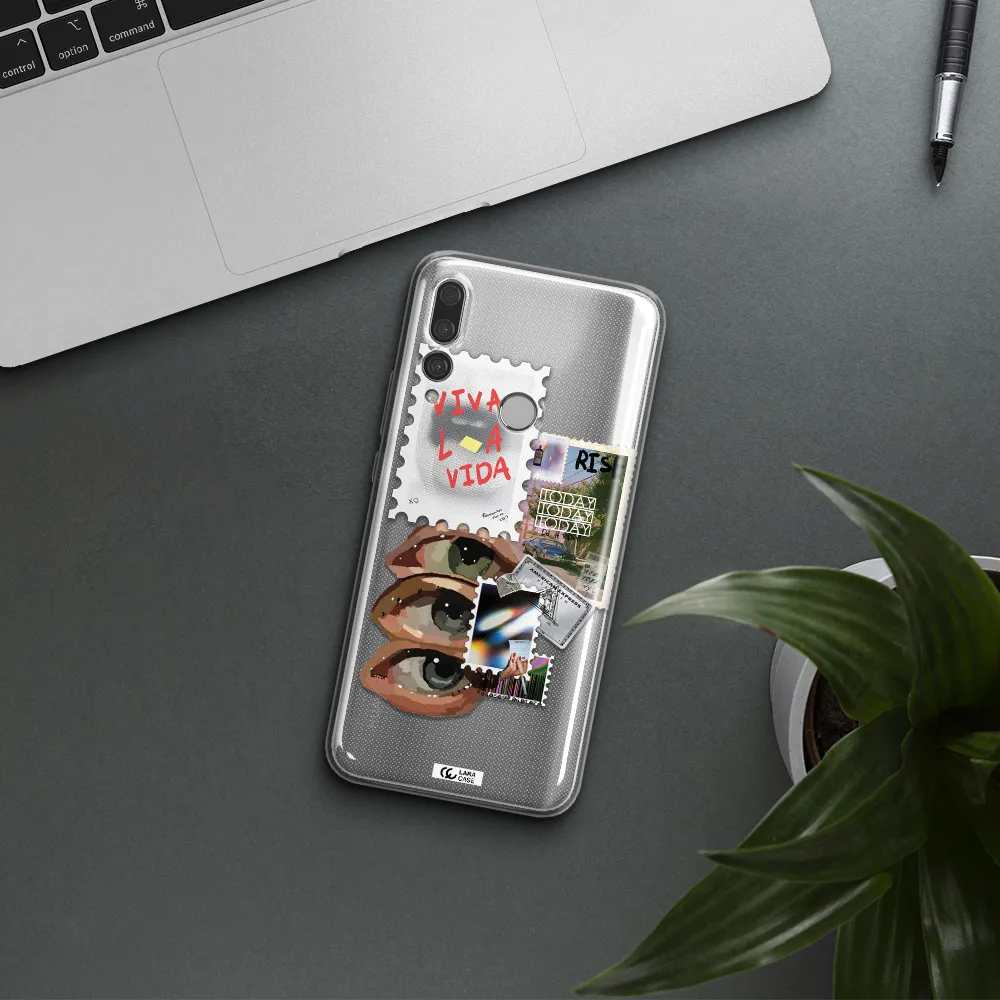 Stamp Huawei Y9 Prime 2019 Clear TPU Case