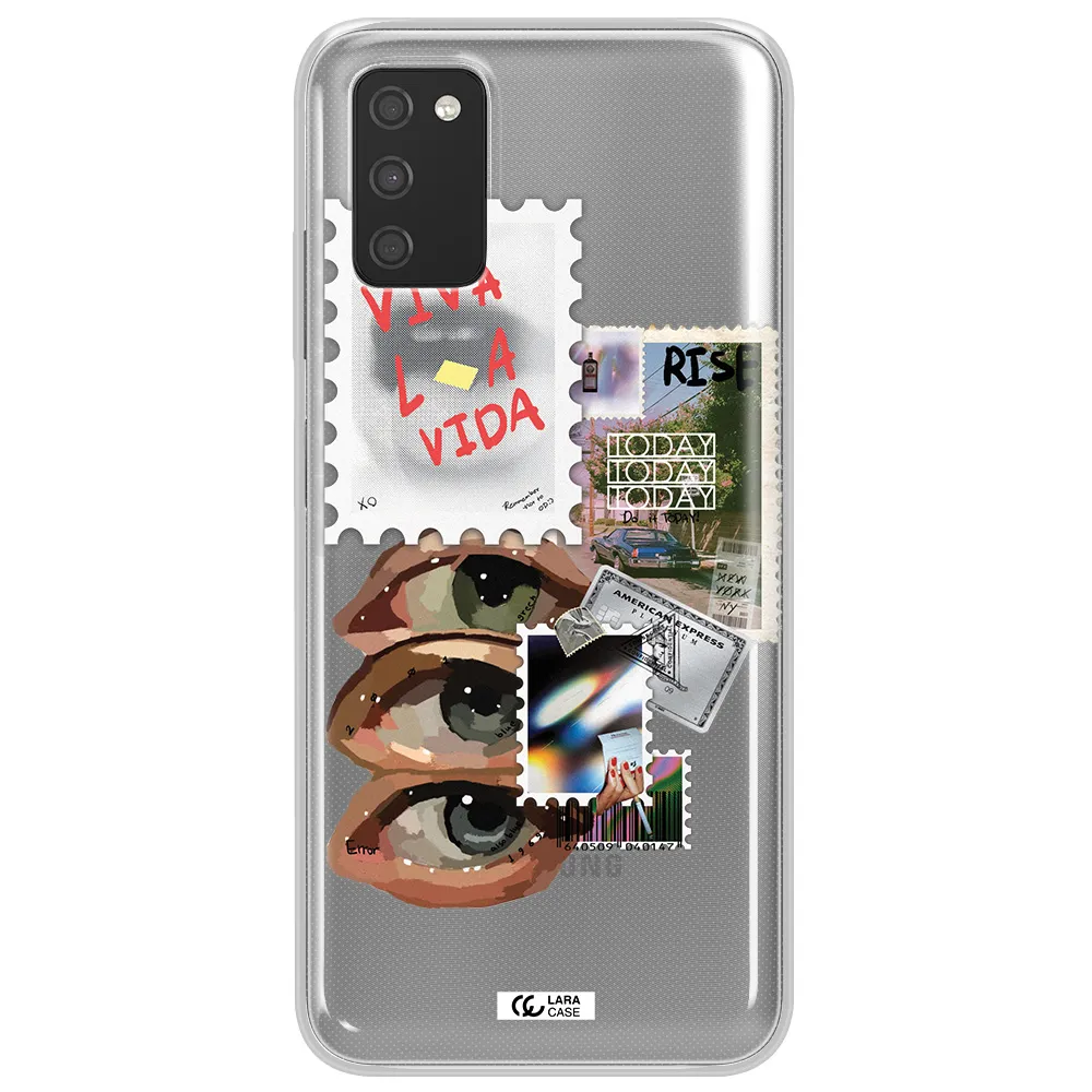Stamp Samsung A03S Clear TPU Case