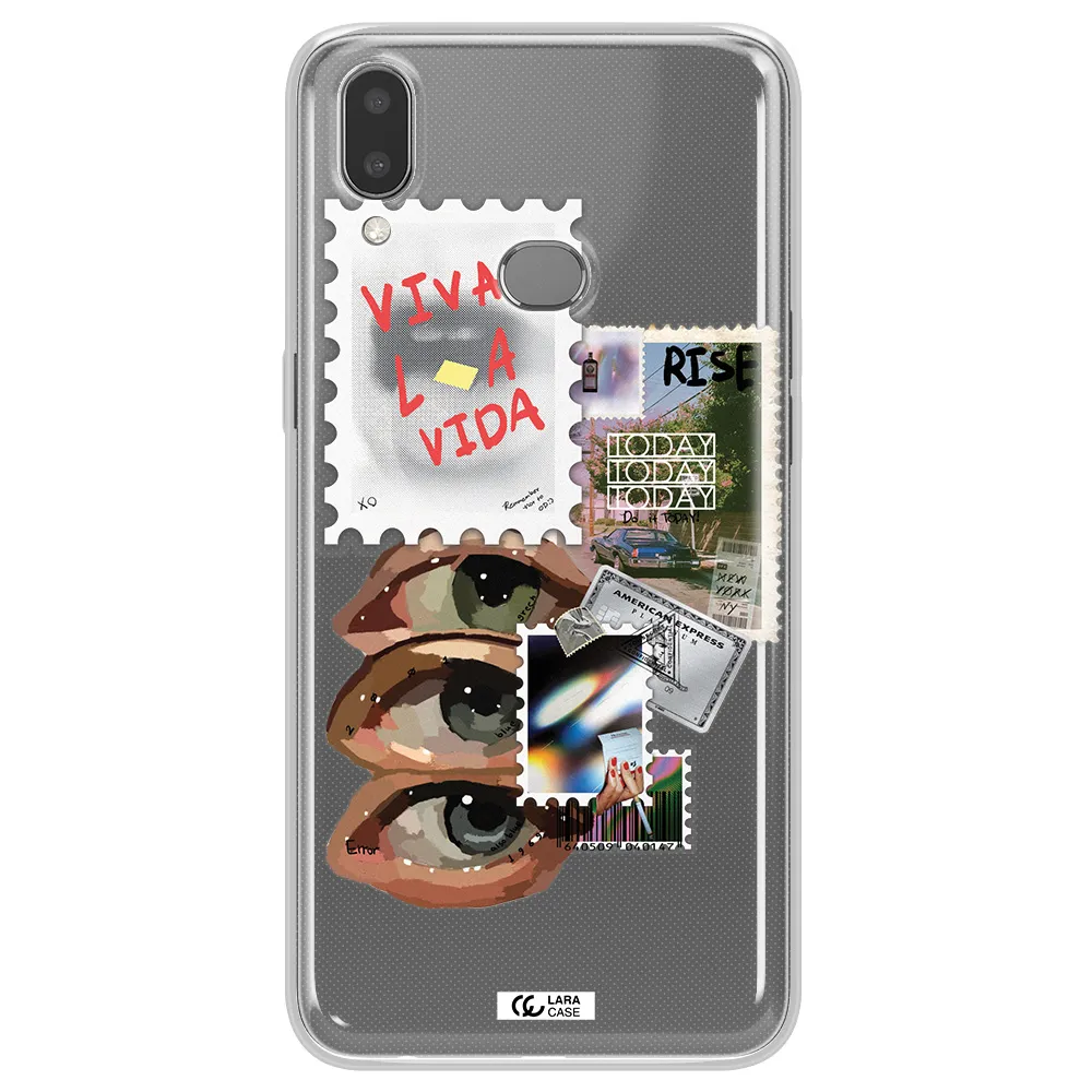 Stamp Samsung A10S Clear TPU Case