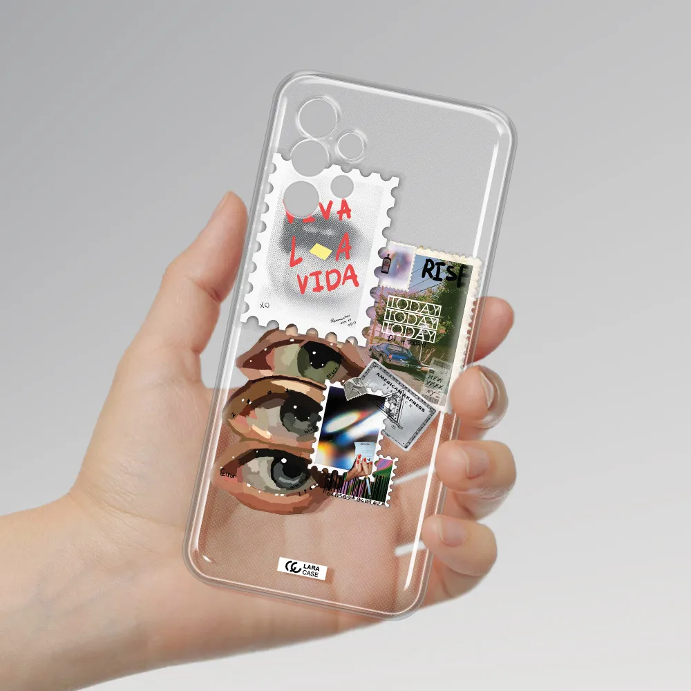 Stamp Samsung A13 4g Clear TPU Case