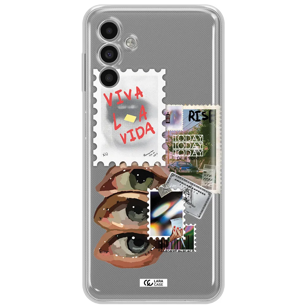 Stamp Samsung A13 5G Clear Tpu Case