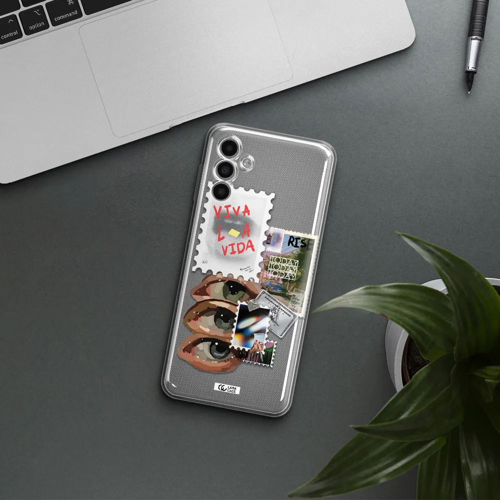 Stamp Samsung A13 5G Clear Tpu Case