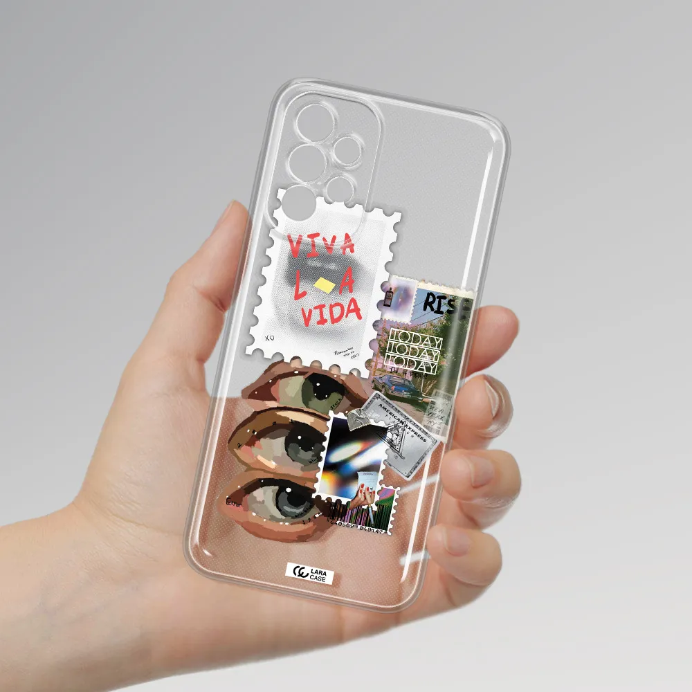 Stamp Samsung A23 5G Clear Tpu Case