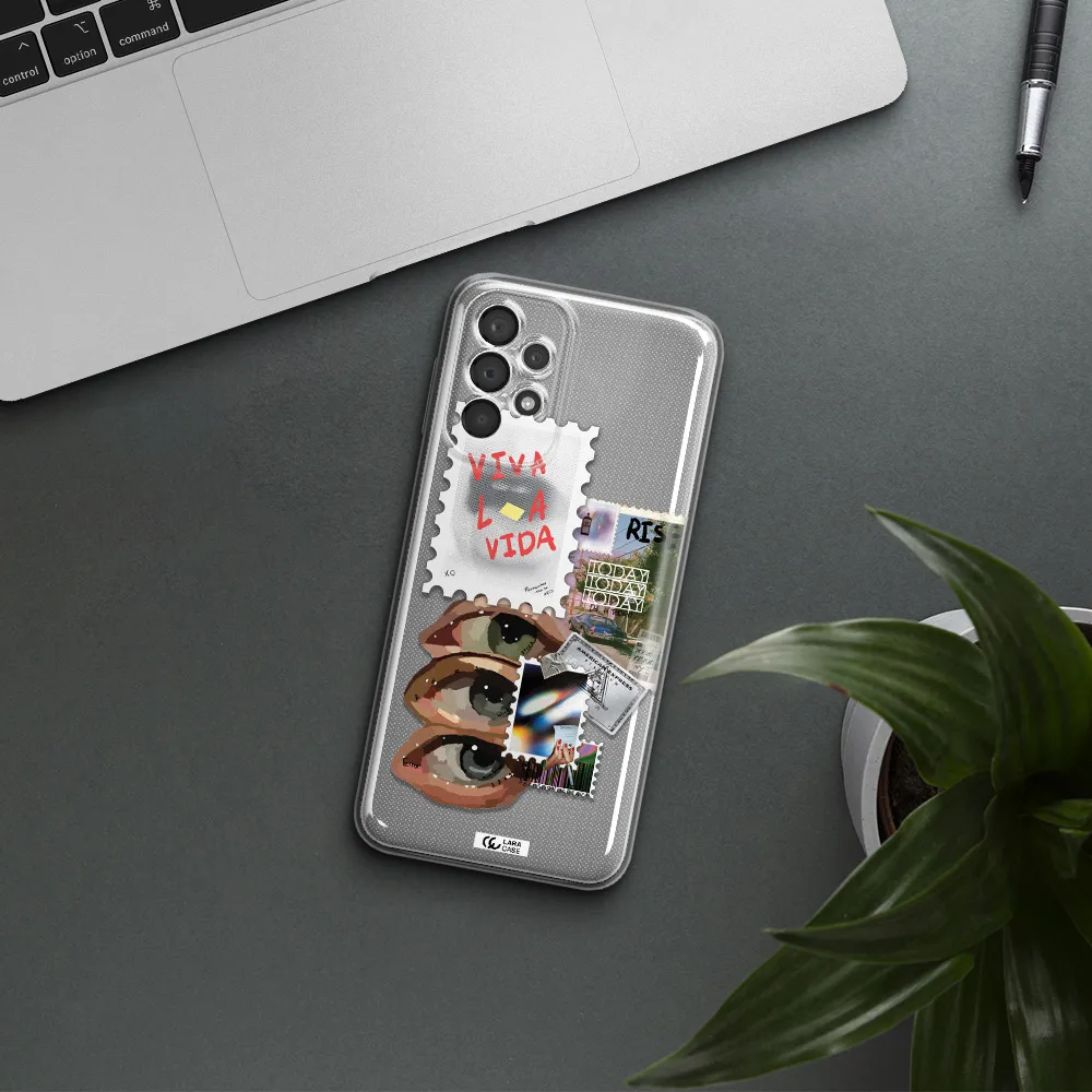 Stamp Samsung A23 5G Clear Tpu Case