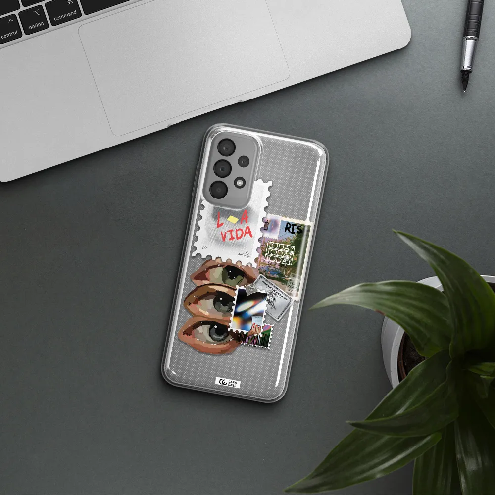 Stamp Samsung A33 Clear TPU Case