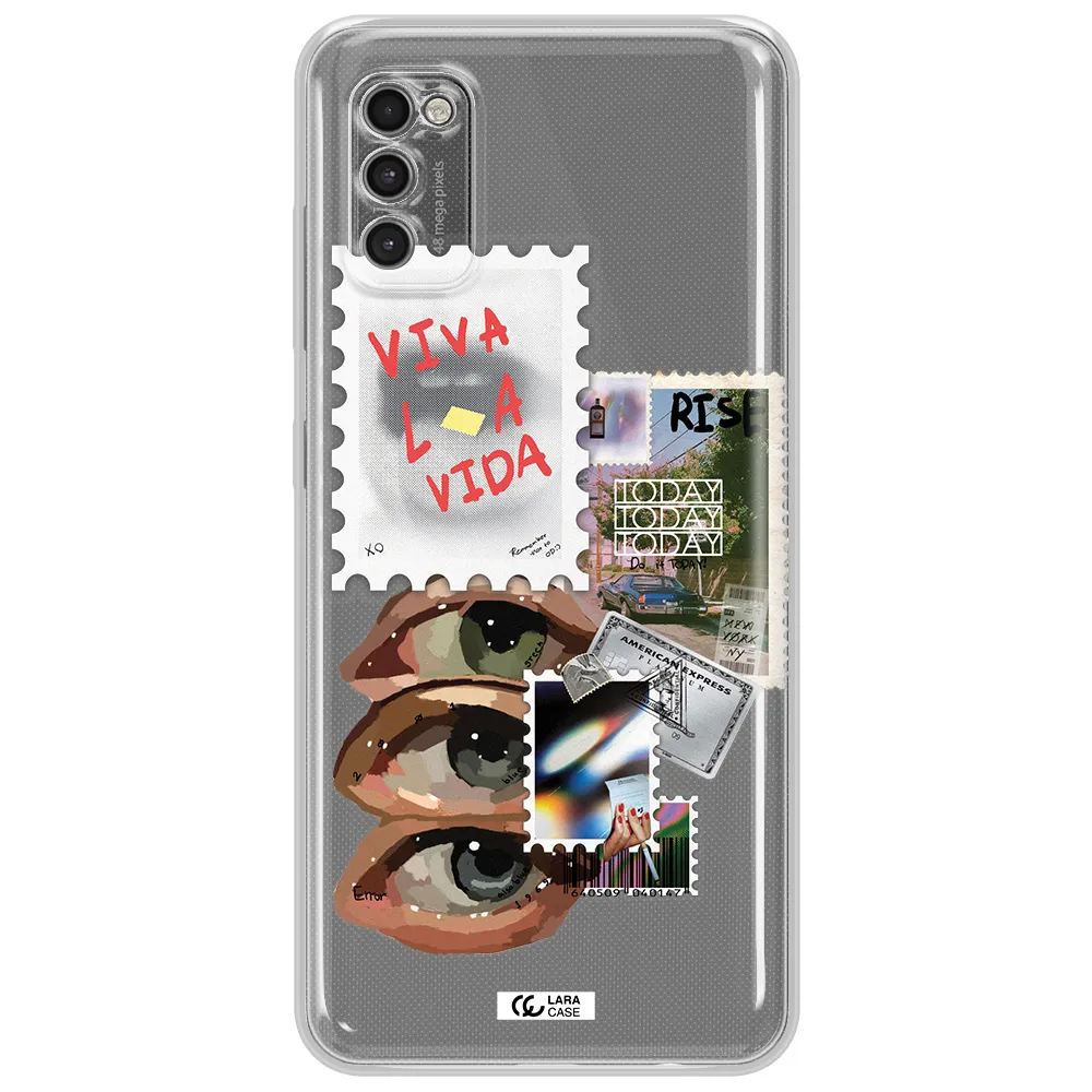 Stamp Samsung A41 Clear Tpu Case