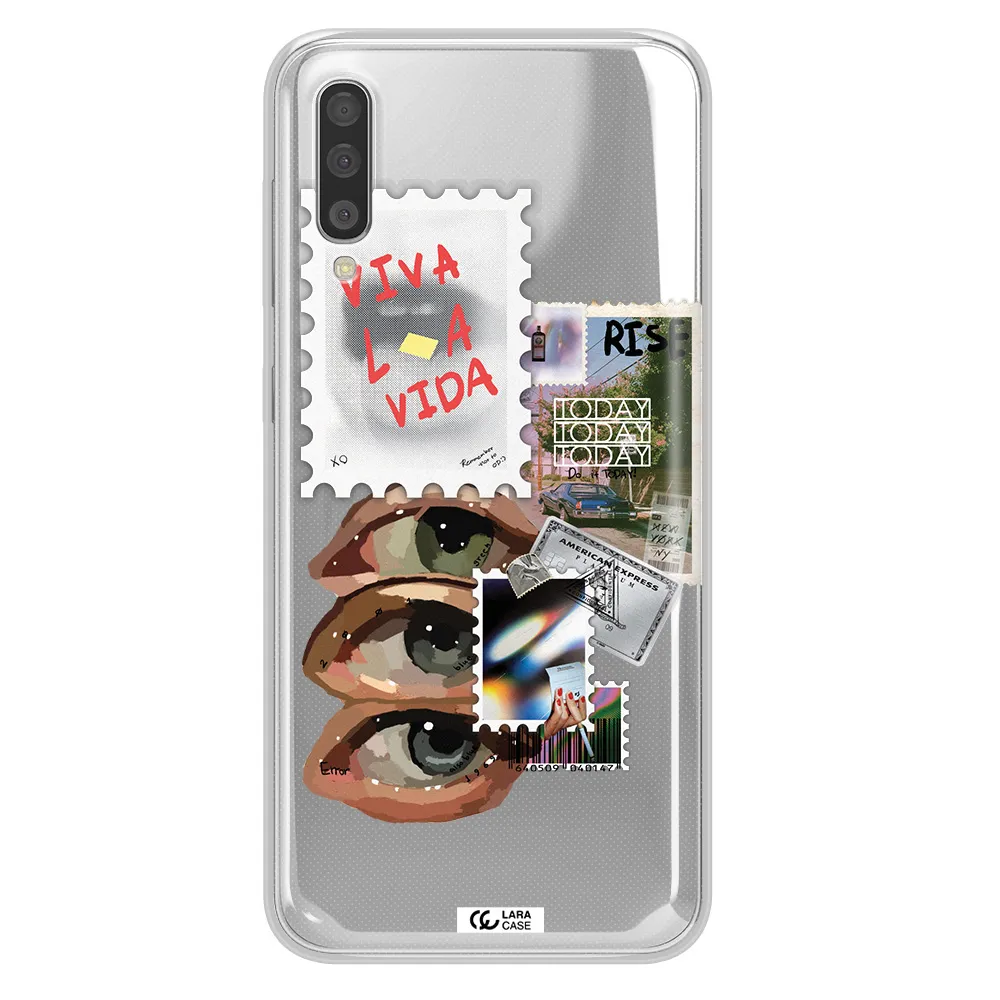 Stamp Samsung A50 Clear TPU Case