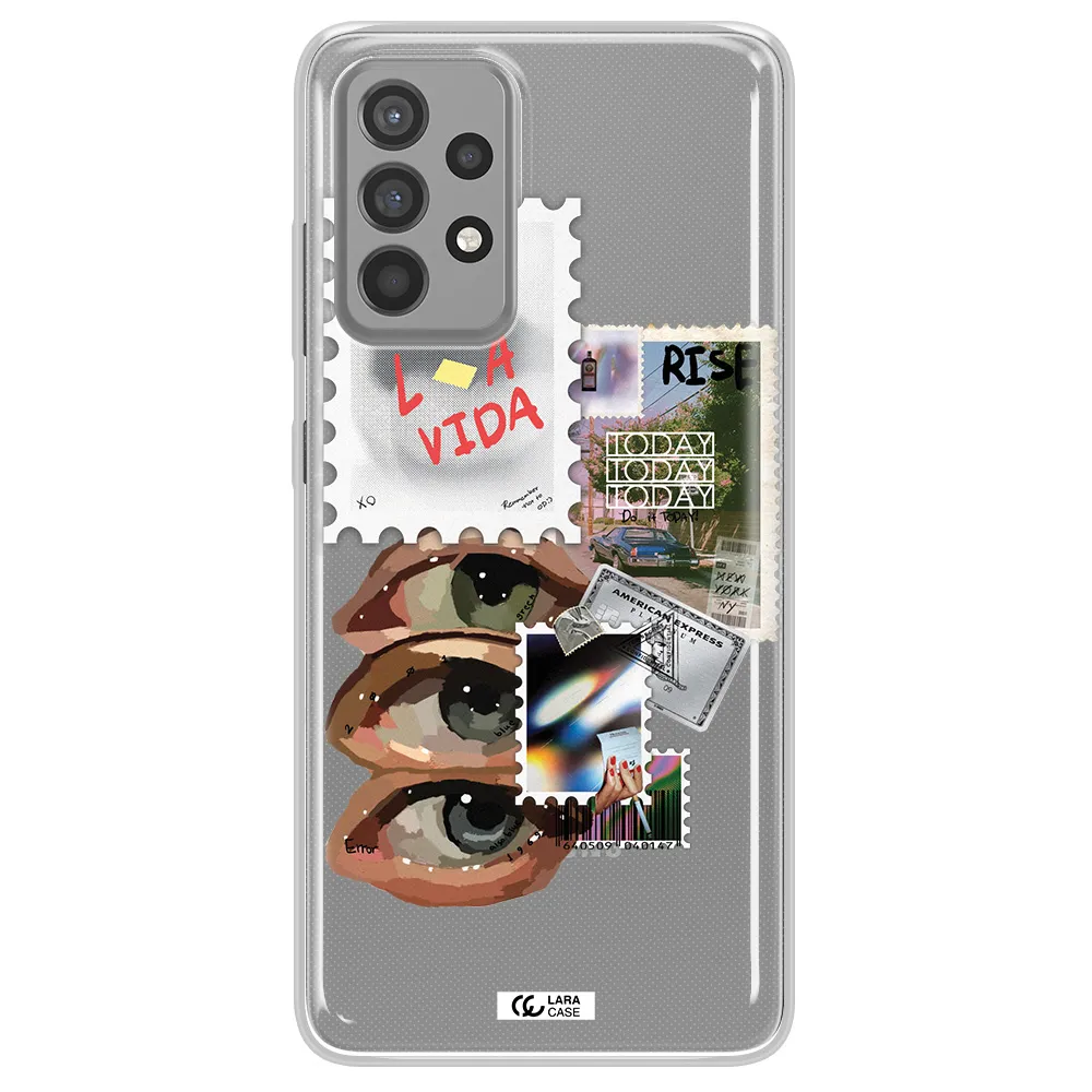 Stamp Samsung A52 Clear TPU Case