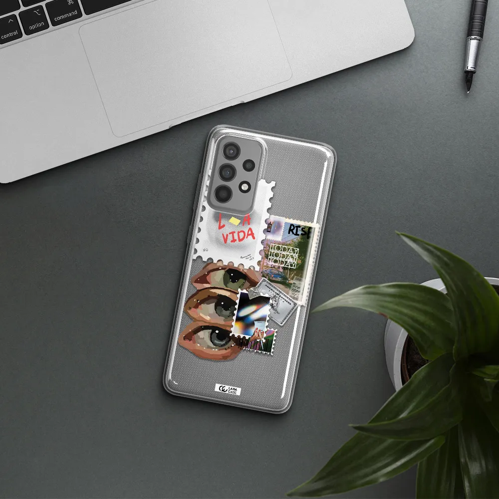 Stamp Samsung A52 Clear TPU Case