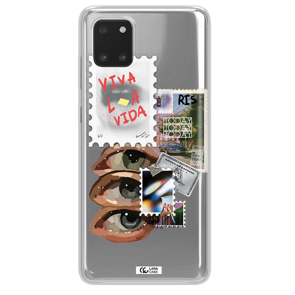 Stamp Samsung A81 Clear TPU Case