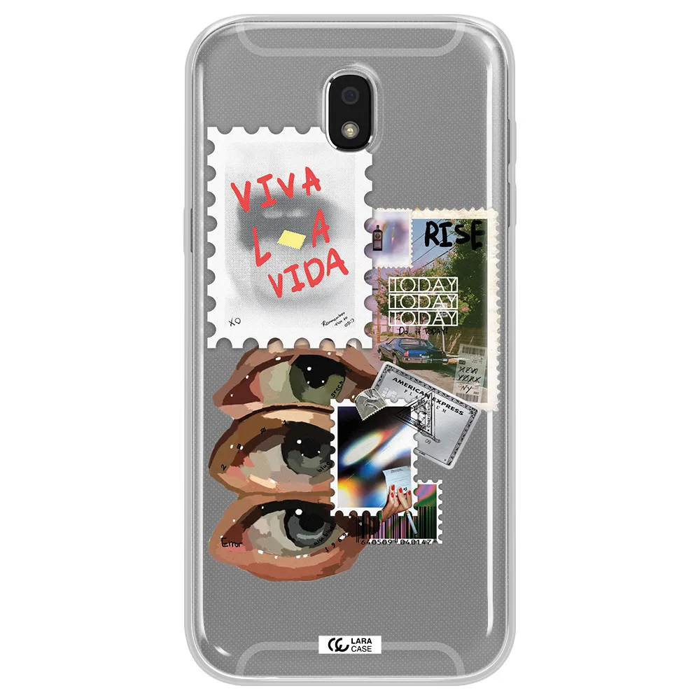 Stamp Samsung J5 2017 Clear TPU Case