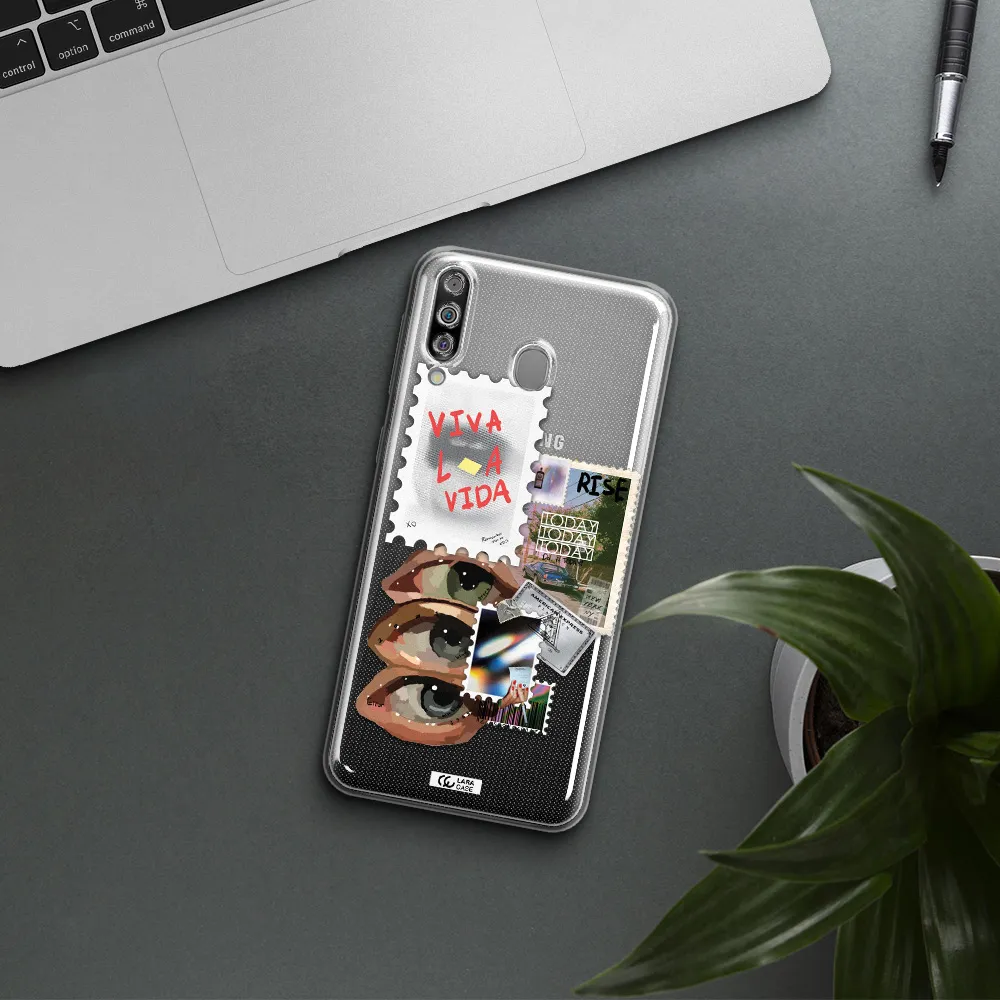 Stamp Samsung M30 Clear TPU Case